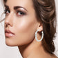 925 Sterling Silver Open Tube Hopp Earrings