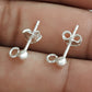 925 Sterling Silver Ball Studs Earrings for Girls