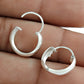 925 Sterling Silver Indian Traditional Hoop Earrings