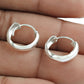 Plain Sterling Hot Sale Silver Hoop Earrings