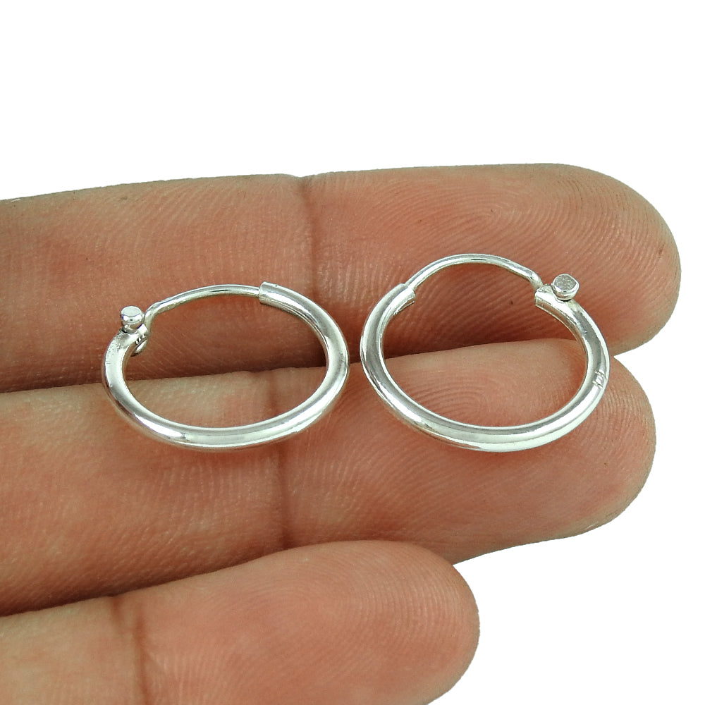 925 Sterling Silver Hot Sale Hoop Earrings