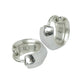 925 Sterling Silver Stylish Hoop Earrings