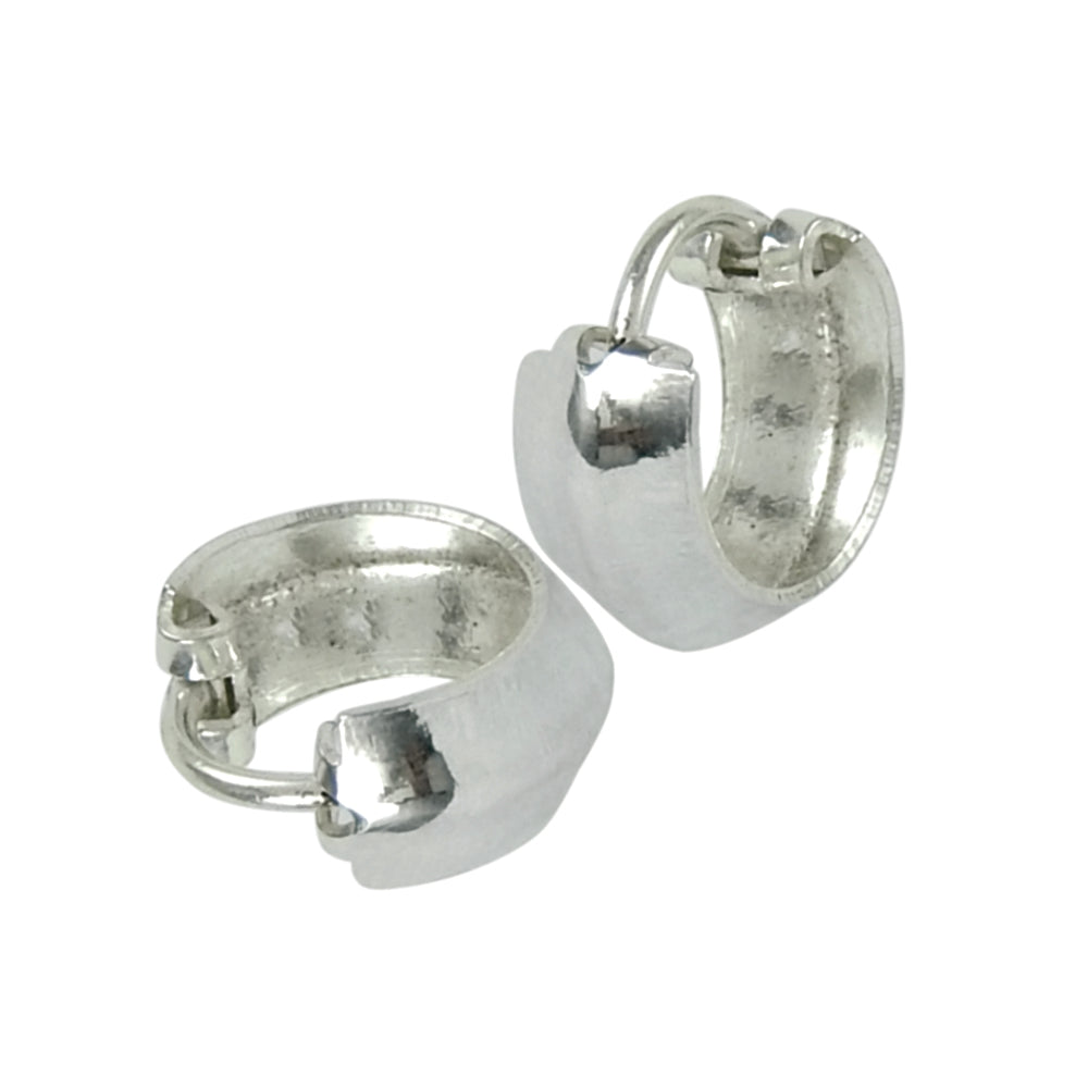 925 Sterling Silver Stylish Hoop Earrings