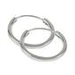 925 Sterling Silver Indian Style Hoop Earrings