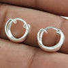 925 Sterling Silver Hoop Earrings Gift For Her