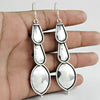 925 Sterling Silver Indian Dangle Earrings