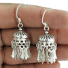Sterling Silver Handmade Jhumki Earrings