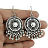Solid 925 Sterling Silver Statement Dangle Earrings