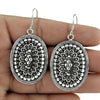 925 Sterling Silver Statement Dangle Earrings