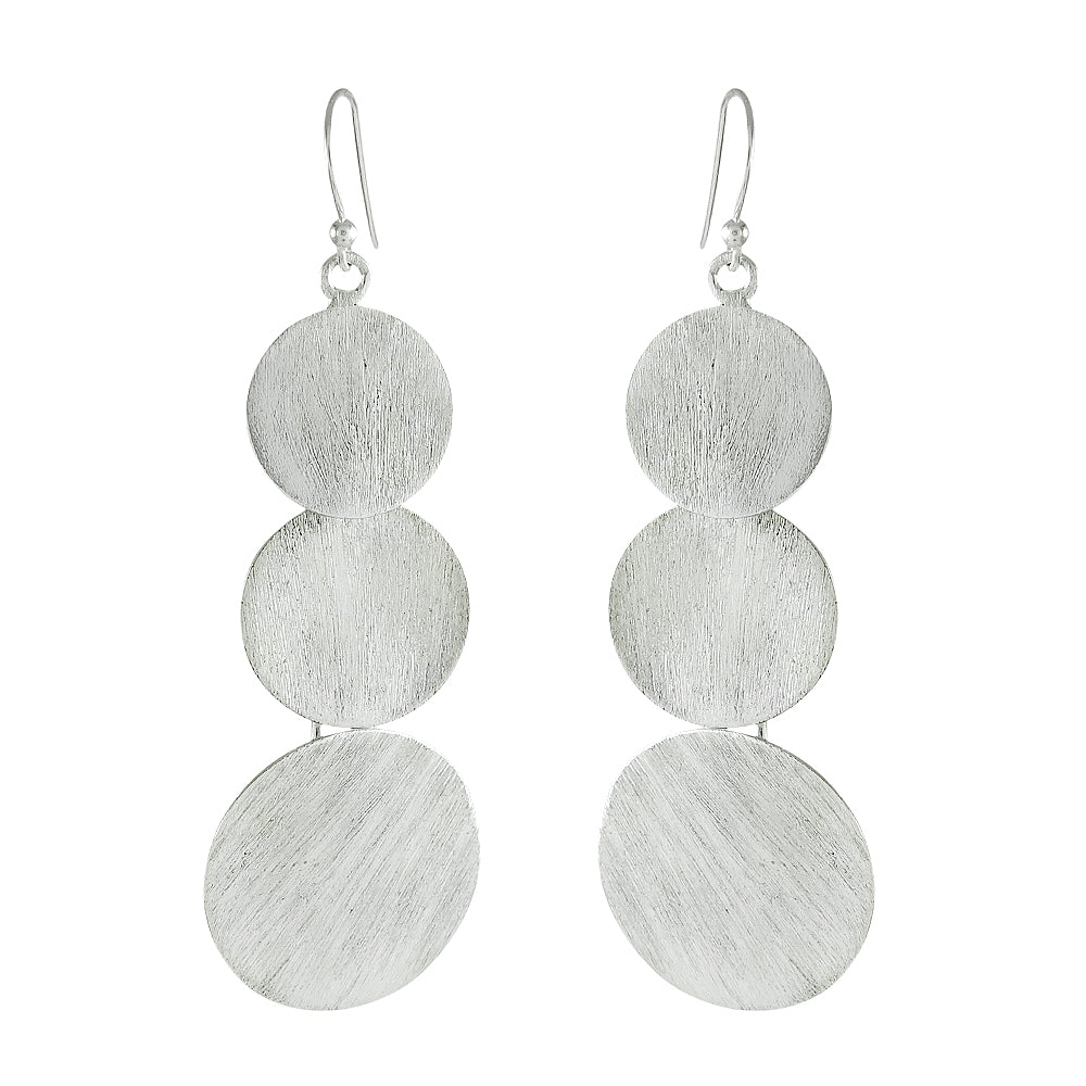Solid 925 Silver Hanging Dangle Earrings