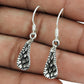 Oxidized 925 Sterling Silver Dangle Earrings