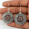 925 Sterling Oxidized Silver Artisan Earrings