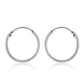 Solid 925 Sterling Silver Hoop Earrings Indian Jewelry