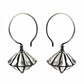 Dangle Earrings 925 Sterling Oxidized Silver Handmade Jewelry