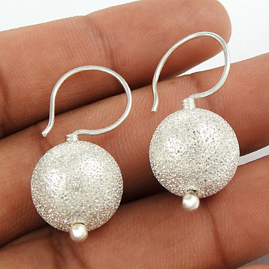 925 Sterling Silver Ball Earrings