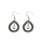Woman Gift 925 Solid Sterling Silver Teardrop Dangle Earrings