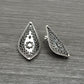 Handmade Indian 925 Solid Sterling Silver Earrings Jewelry