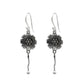 Antique Dangle Earrings 925 Sterling Silver Handmade Jewelry