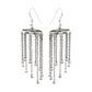 Solid 925 Sterling Silver Hanging Dangle Earrings Women Jewelry