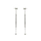 Solid 925 Sterling Silver Spring Chain Dangle Earrings Women Jewelry