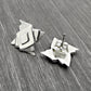 Handcrafted 925 Sterling Silver Geometric Earrings