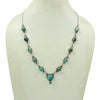 925 Silver Turquoise Gemstone Handcrafted Statement Necklace
