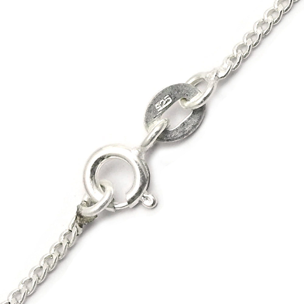 Rainbow Moonstone Gemstone Tribal Daughter Cluster Boho Necklace Solid Silver