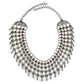 Gift For Woman Girl 925 Sterling Silver Red Ruby Gemstone Statement Necklace