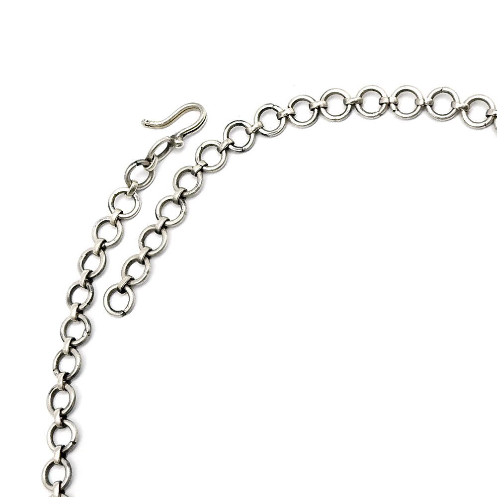 Gift For Woman Girl 925 Sterling Silver Red Ruby Gemstone Statement Necklace