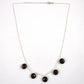 Gift For Her Bezel Necklace 925 Sterling Silver Natural Smoky Quartz Gemstones
