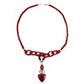 HANDMADE 925 Sterling Silver Jewelry Natural RUBY Gemstone Ethnic Necklace