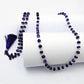 925 Sterling Silver Natural Amethyst Wedding Cluster Art Deco Bohemian Necklace