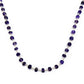 925 Sterling Silver Natural Amethyst Wedding Cluster Art Deco Bohemian Necklace