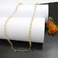 Round Natural Citrine November Handmade Cluster Bezel Boho Necklace Solid Silver