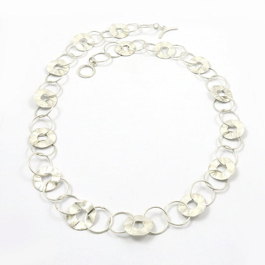 Solid 925 Silver Statement Necklace Timeless Jewelry