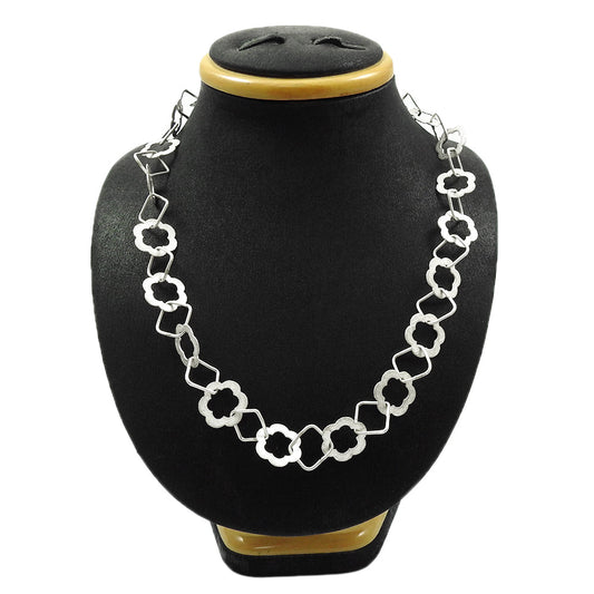 Dainty Solid 925 Sterling Silver Necklace Everyday Wear