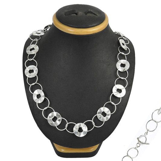 Sterling Silver 925 Solid Necklace Trendy Women’s Jewelry