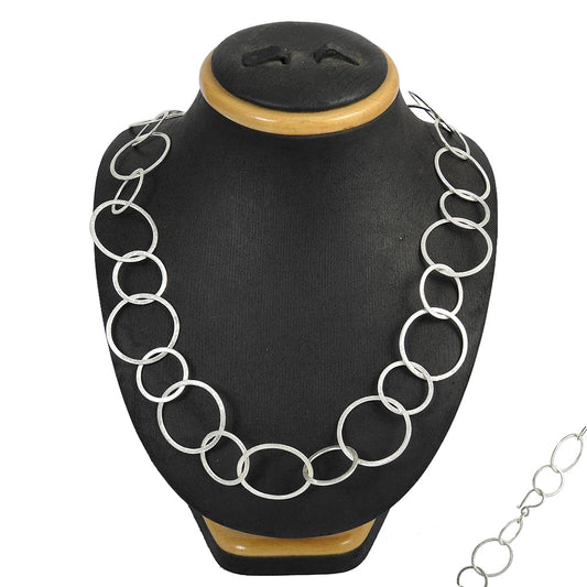 Solid 925 Silver Necklace Jewelry for Women Girls