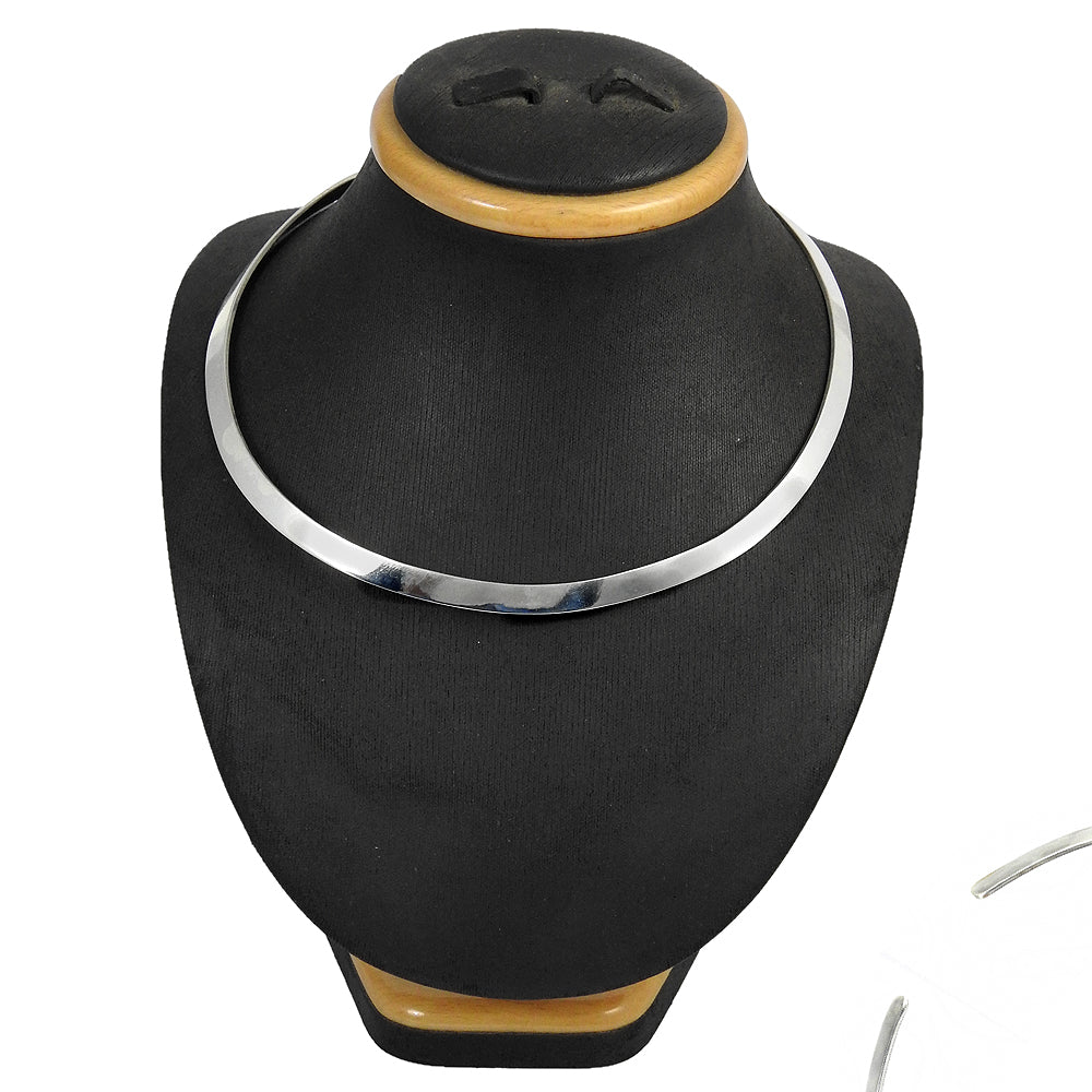 Solid 925 Sterling Silver Necklace Stylish Design Ethnic Jewelry