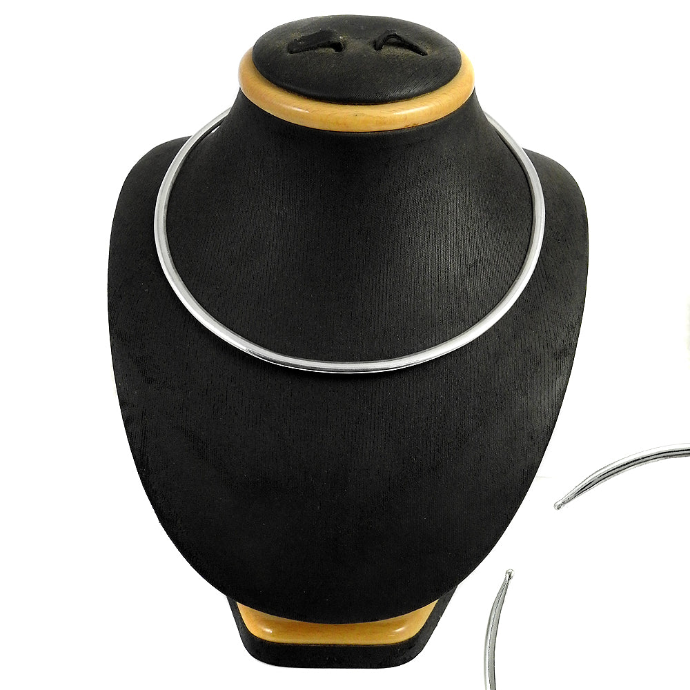 Solid 925 Sterling Silver Necklace Trendy Jewelry