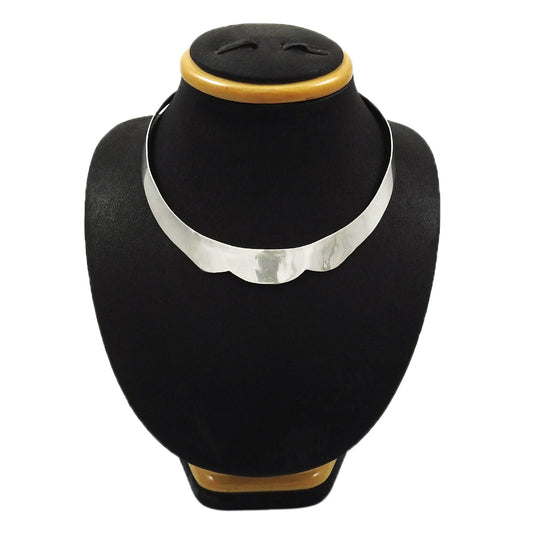Solid Sterling Silver Necklace Statement Jewelry