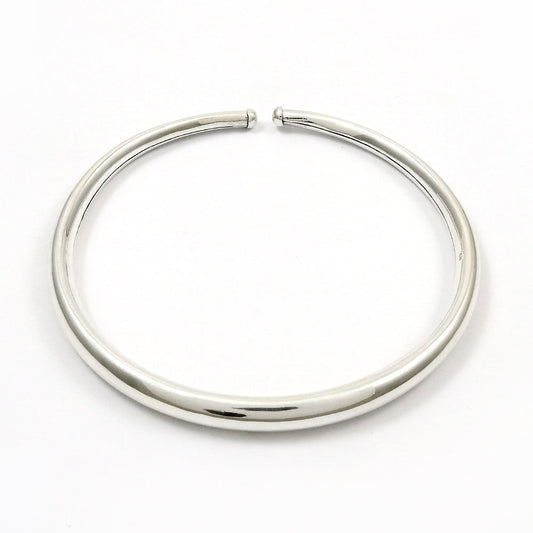 Solid 925 Silver Necklace Stylish Vintage Jewelry