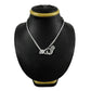 Solid 925 Silver Snake Necklace Elegant Jewelry for Women