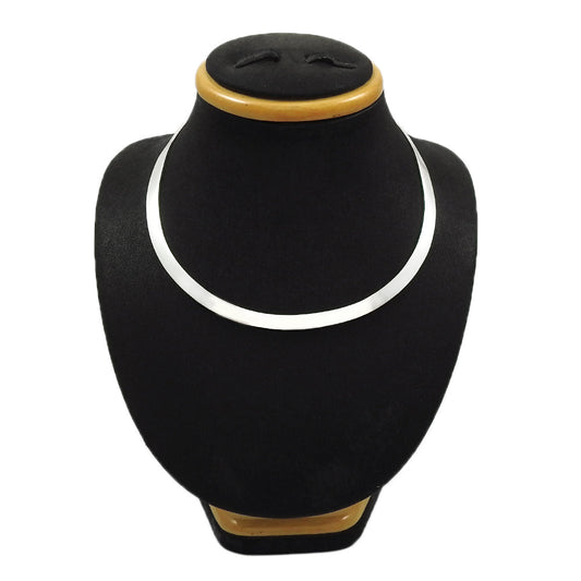 Solid 925 Sterling Silver Necklace Modern Everyday Jewelry