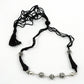 Solid Sterling Silver Thread Necklace Luxury Statement Jewelry
