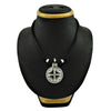 Solid 925 Silver Thread Pendant Necklace Party Wear Jewelry