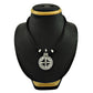 Solid 925 Silver Thread Pendant Necklace Party Wear Jewelry