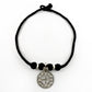 Solid 925 Silver Thread Pendant Necklace Party Wear Jewelry