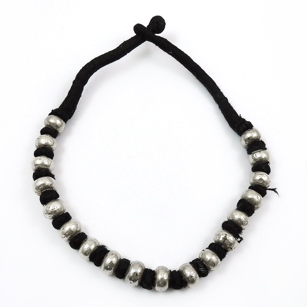 925 Sterling Silver Beads Thread Necklace Modern Jewelry Gift