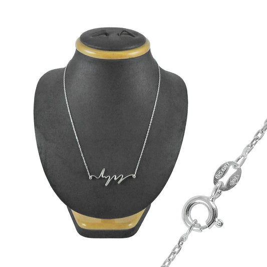 Indian Handmade Jewelry 925 Solid Sterling Silver Chain Necklace